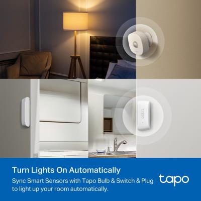 TP-Link Tapo T30 KIT, 1×Tapo T100, 2×Tapo T110, 1×Tapo H100, pohybový senzor, dveřní senzor, hub se zvonkem
