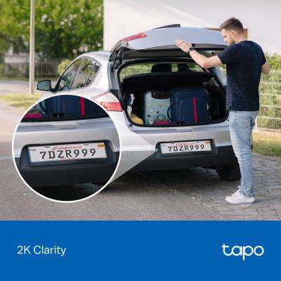 TP-Link Tapo C411 KIT solární WiFi Kamera, venkovní, 2K, 2304 x 1296, audio, IR 15m, MicroSD, IP65