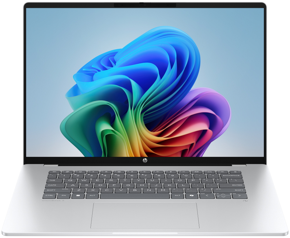 HP OmniBook 5 AI 16-bf0000nc/ SD-X1P-42-100/ 16GB DDR5/ 512GB SSD/ Qualcomm Adreno/ 16"WUXGA,OLED/ W11H/ stříbrný