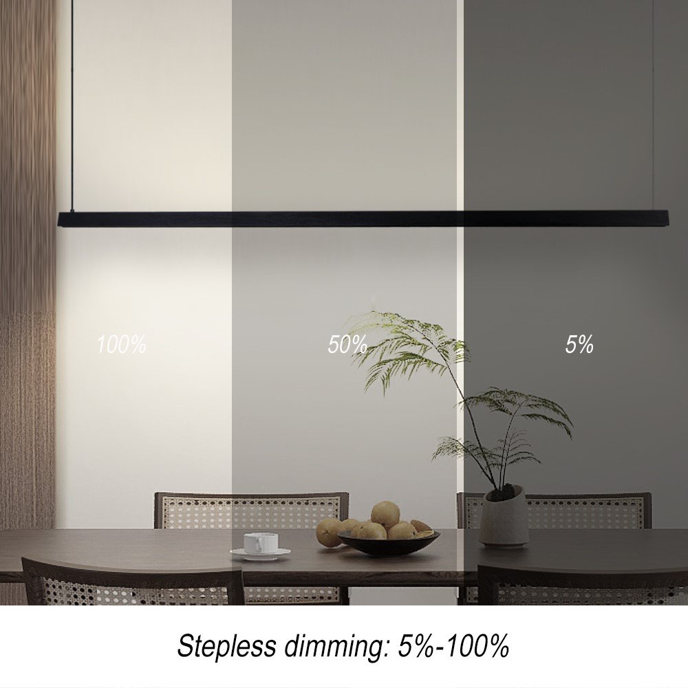 IMMAX NEO MADEIRA SMART lineár osvětlení, dřevo černé, 202cm, Wi-Fi, TUYA