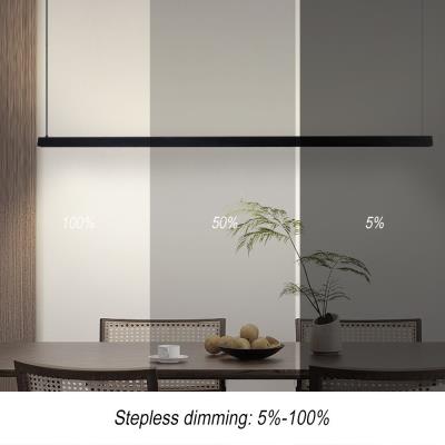 IMMAX NEO MADEIRA SMART lineár osvětlení, dřevo černé, 202cm, Wi-Fi, TUYA