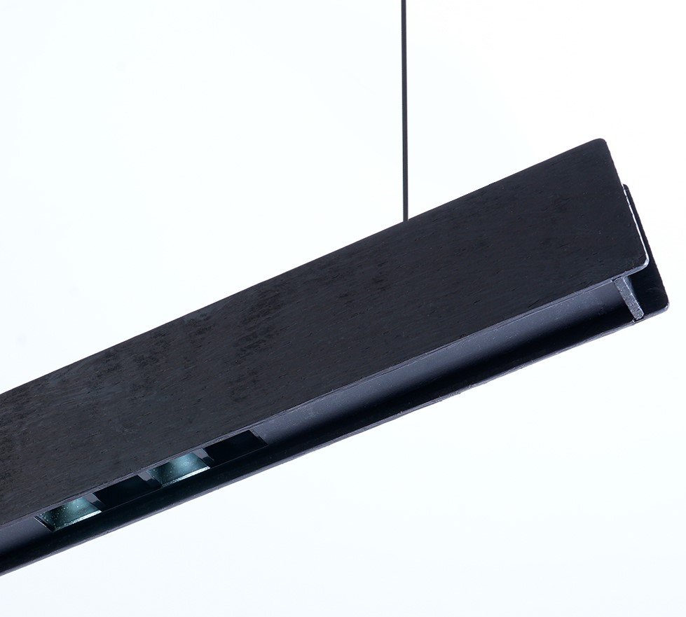 IMMAX NEO MADEIRA SMART lineár osvětlení, dřevo černé, 152cm, Wi-Fi, TUYA