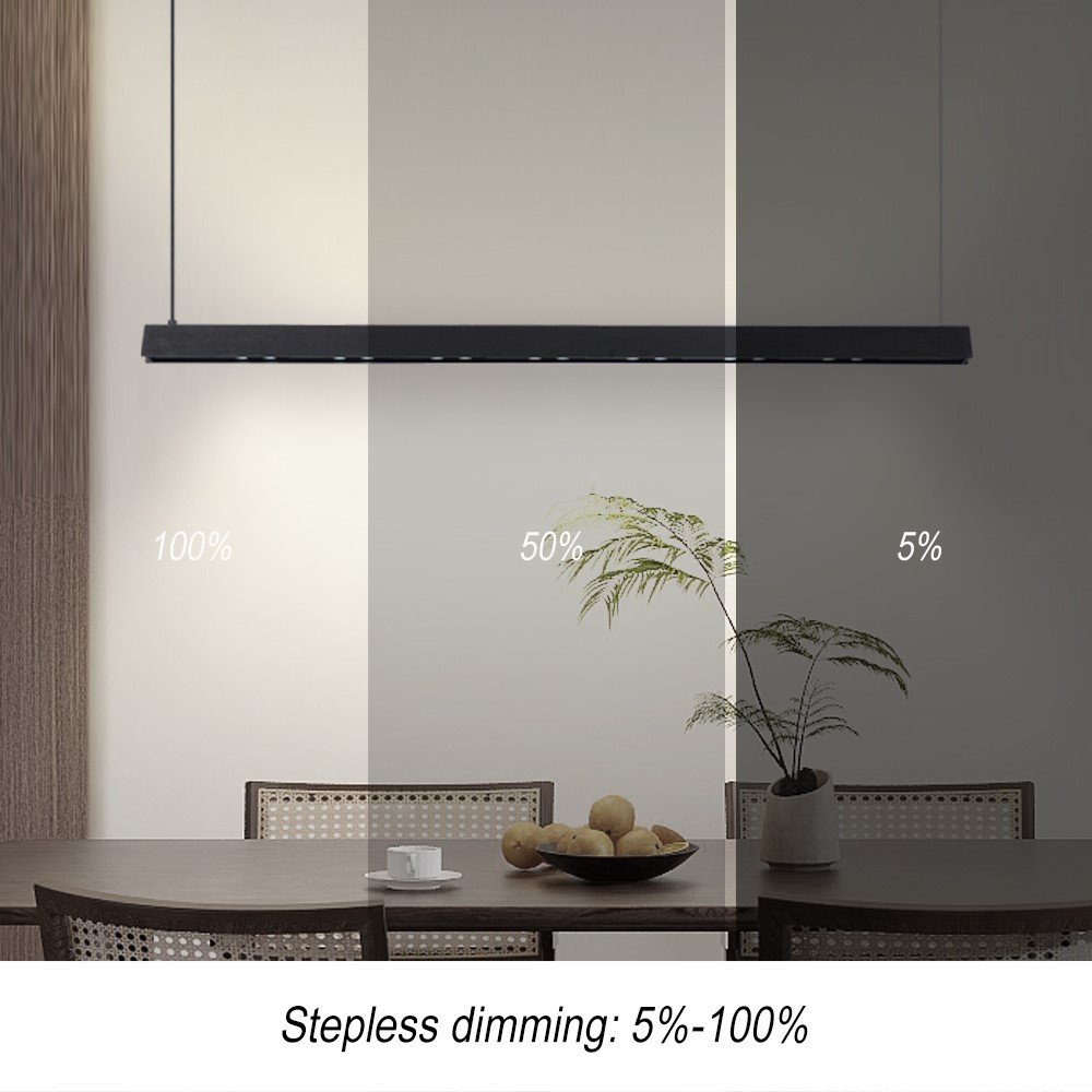 IMMAX NEO MADEIRA SMART lineár osvětlení, dřevo černé, 122cm, Wi-Fi, TUYA