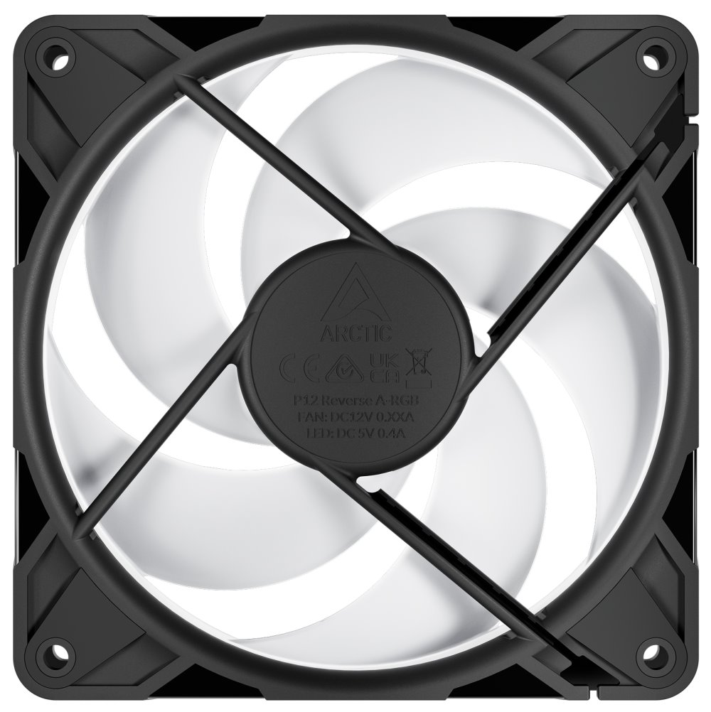 ARCTIC P12 Pro Reverse A-RGB ventilátor 120mm