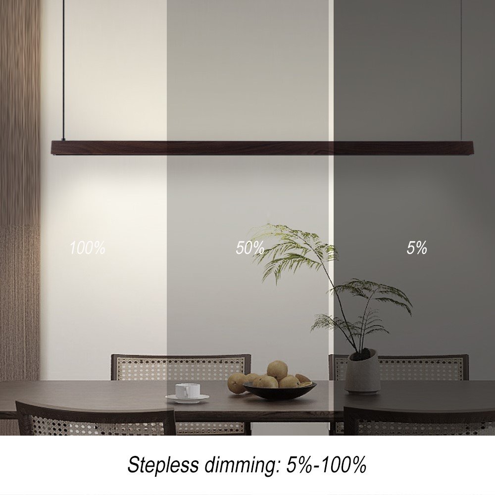IMMAX NEO MADEIRA SMART lineár osvětlení, dřevo ořech, 202cm, Wi-Fi, TUYA