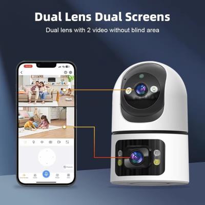 IMMAX NEO LITE SMART Security vnitřní kamera DOUBLE, duální, Wi-Fi, 4MP, 355° 90° P/T, TUYA