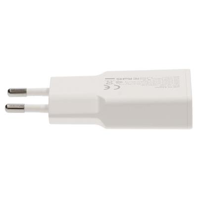 NEDIS síťová nabíječka/ 20 W/ PD 3.0/ rychlé nabíjení/ 1.5 / 2.0 / 2.22 / 3.0 A/ USB-A/ USB-C/ bílá/ kabel 1,5m