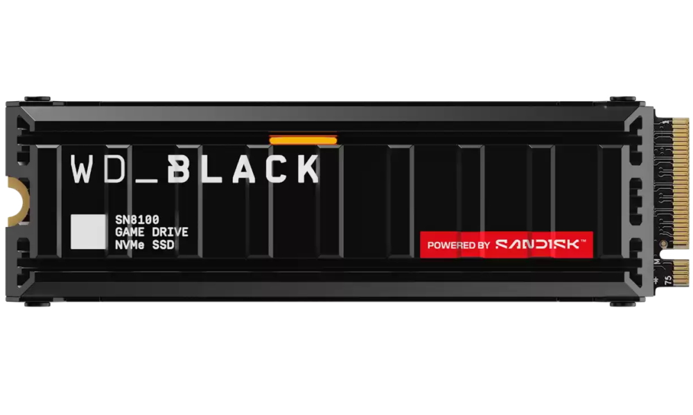 WD_Black SN8100 2TB SSD / WDS200T1XHM / NVMe M.2 PCIe Gen5 / Interní / chladič / M.2 2280