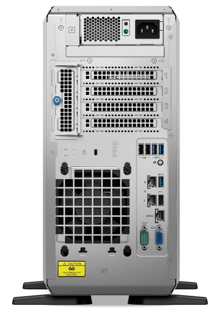 DELL PowerEdge T360/ 8x 3.5/ Xeon 6357P/ 64GB/ H755/ 2x 480GB SSD/ iDRAC 9 Enterprise 16G/ 1x 700W/ 3Y Basic on-site
