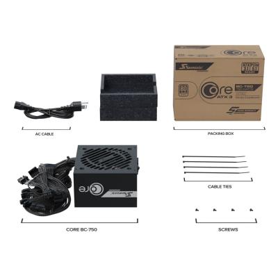 SEASONIC zdroj Core BC-750 / 750W / ATX3.1 / 120mm fan / 80PLUS Bronze
