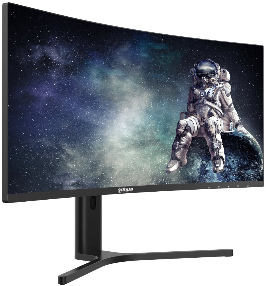 DAHUA 34" LED LM34-E330CA/ herní/ VA panel/ 3440x1440 (UW-QHD)/ 3500:1/ 1ms/ 300 cd/m2/ 2xHDMI/ 2xDP/ VESA 100x100