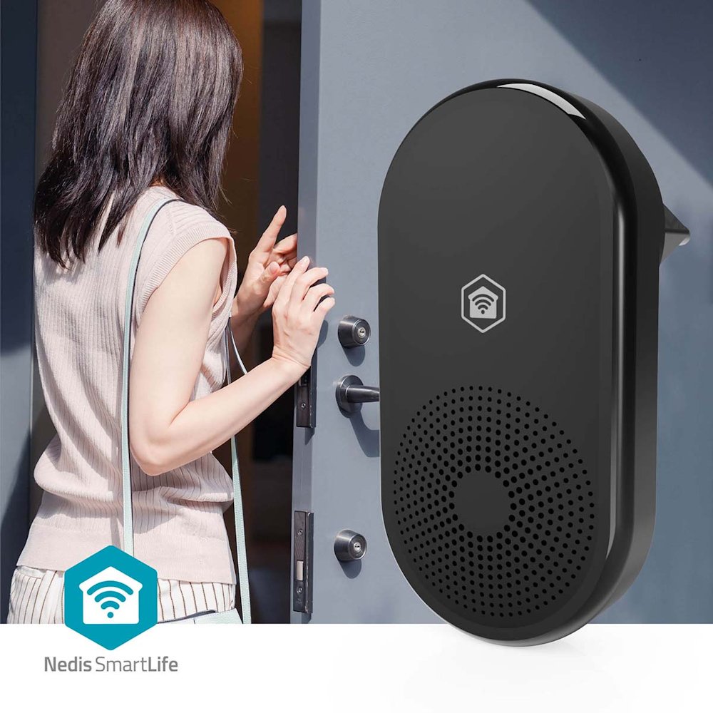 NEDIS Wi-Fi chytrý bezdrátový dveřní zvonek/ příslušenství pro WIFICDP11BK/ WIFICDP21BK/ WIFICDP31BK/ síťové napájení