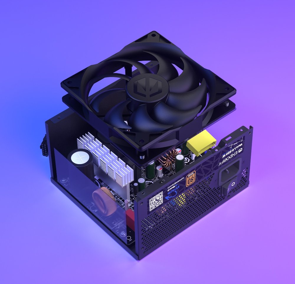 Endorfy zdroj Vero L6 Bronze 550W / ATX3.1 / 120mm / 80 Plus Bronze