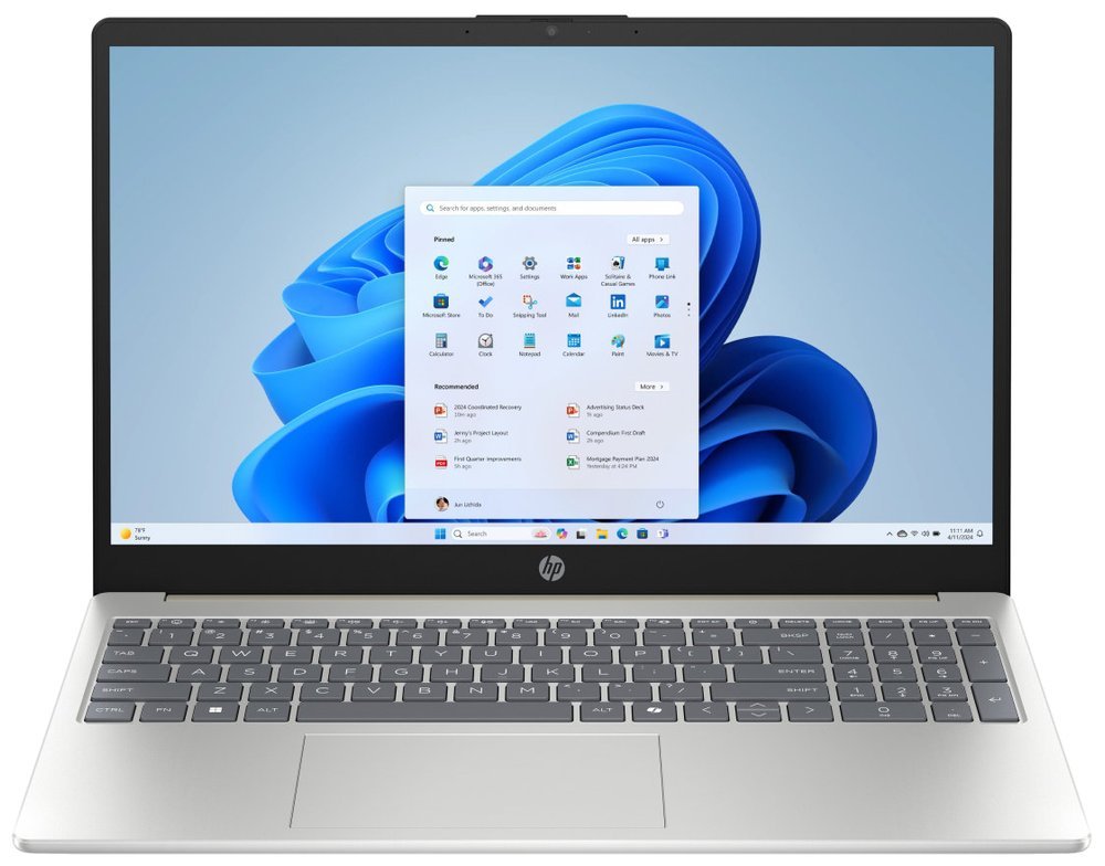 HP AI 15-fd2017nc/ Ultra 5 225U/ 24GB DDR5/ 512GB SSD/ Intel Graphics/ 15,6"FHD,matný/ W11H/ stříbrný