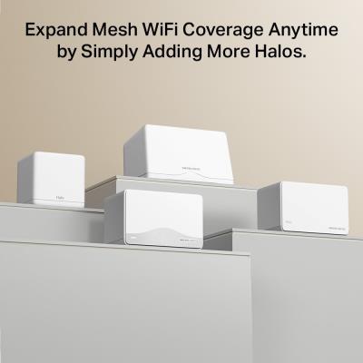 TP-Link Mercusys Halo H25BE(2-pack) WiFi systém, WiFi 7, BE3600, 3x GWAN/GLAN, 2ks v balení