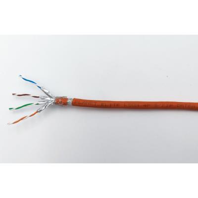 PLANET kabel SFTP, drát, Cat 6A, 4p, 500MHz, B2cas1d1a1 LS0H, stíněné páry, Planet Elite, oranžový, Dca, 80m