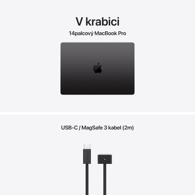 Apple MacBook Pro 14' (2025) / M5 / 10C CPU / 10C GPU / 24GB RAM / 1TB SSD / Vesmírně černý