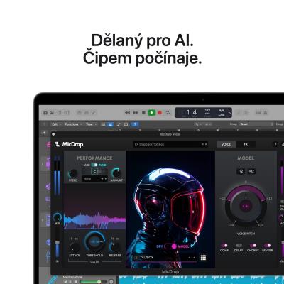 Apple MacBook Pro 14' (2025) / M5 / 10C CPU / 10C GPU / 24GB RAM / 1TB SSD / Stříbrný