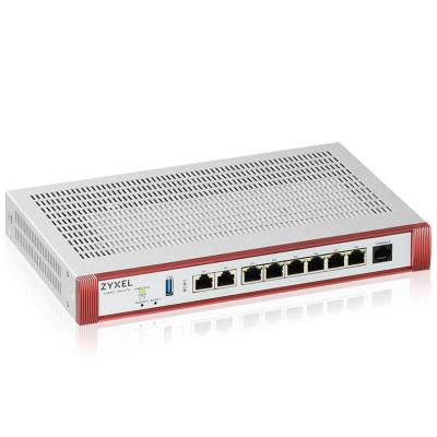 Zyxel USG FLEX 200 HP, User-definable ports with 1*2.5G, 1*2.5G (PoE+) & 6*1G, 1*USB with1 YR Gold Security Pack