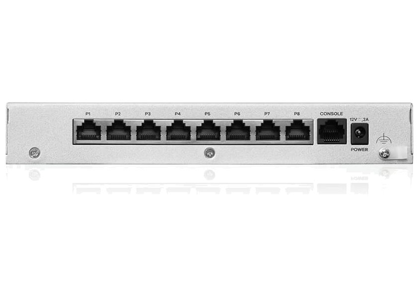 Zyxel USG FLEX 100 HP, 7 Gigabit user-definable ports, 1*1G PoE+, 1*USB with 1 YR Gold Security Pack