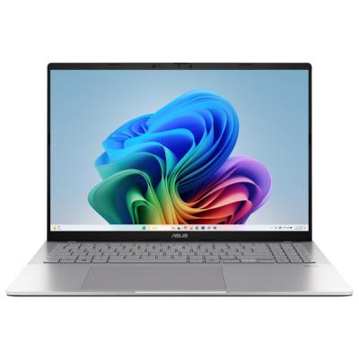 ROZBALENÉ - ASUS Vivobook S/ X1-26-100 (Purwa SE)/ 16GB/ 1TB SSD/ Qualcomm Graphics/ 16"WQXGA,matný/ W11H/ stříbrný