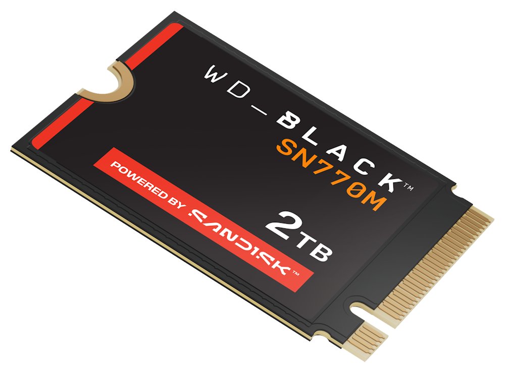 WD SSD Black SN770M 2TB / WDS200T3X0G / NVMe M.2 PCIe Gen4 / Interní / M.2 2230