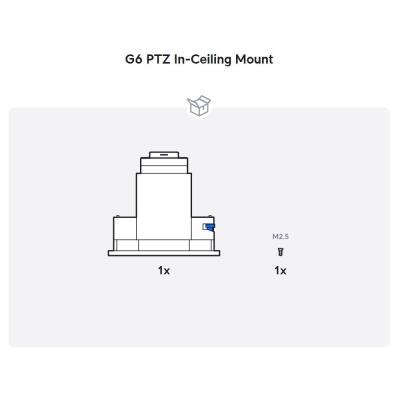 Ubiquiti UniFi G6 PTZ In-Ceiling Mount B