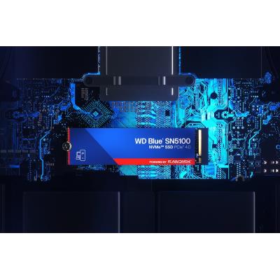 WD Blue SN5100 1TB SSD Powered by SANDISK / NVMe M.2 PCIe Gen5 / Interní / chladič / M.2 2280