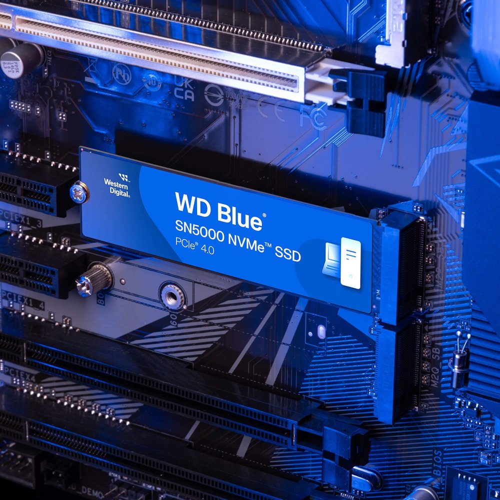 WD Blue SN5000 4TB / WDS400T4B0E / NVMe M.2 PCIe Gen4 / Interní / M.2 2280