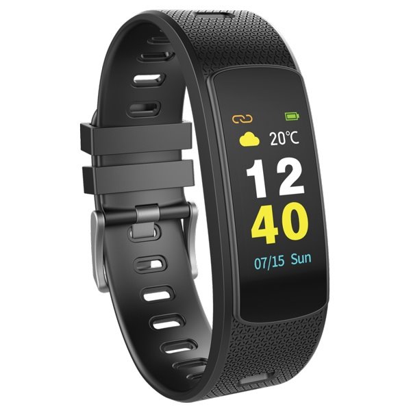 UMAX chytrá váha Stay Active! Smart Scale US10C + chytrý náramek U-Band 116 HeartRate Color