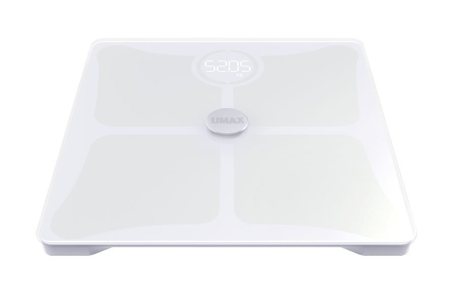 UMAX chytrá váha Stay Active! Smart Scale US10C + chytrý náramek U-Band 116 HeartRate Color