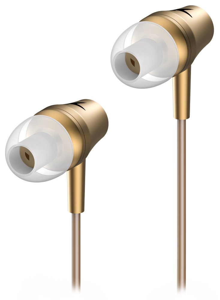 GENIUS headset HS-M360/ zlatý/ 4pin 3,5 mm jack