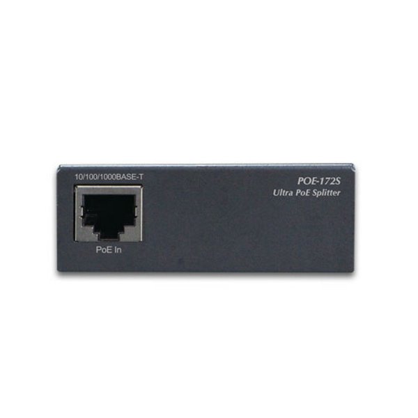 Planet POE-172S Ultra PoE splitter 802.3bt do 60W - výstup 12/19/24VDC, 1Gb