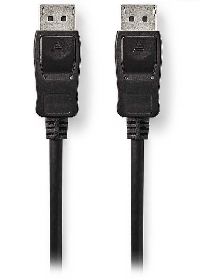 NEDIS kabel DisplayPort/ zástrčka DisplayPort - zástrčka DisplayPort/ 4K/ černý/ blistr/ 2m