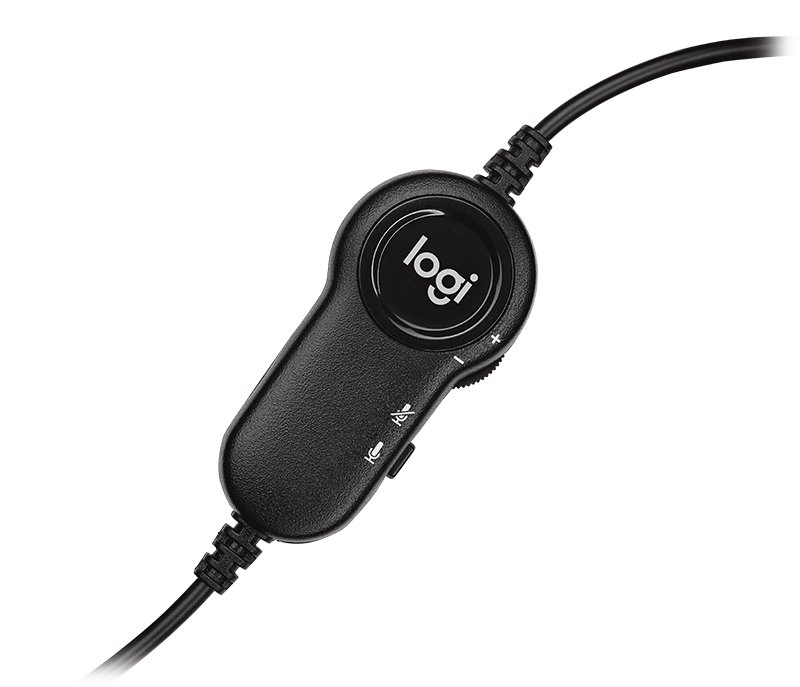 Logitech Headset Stereo H151/ drátová sluchátka + mikrofon/ 3,5 mm jack/ černá