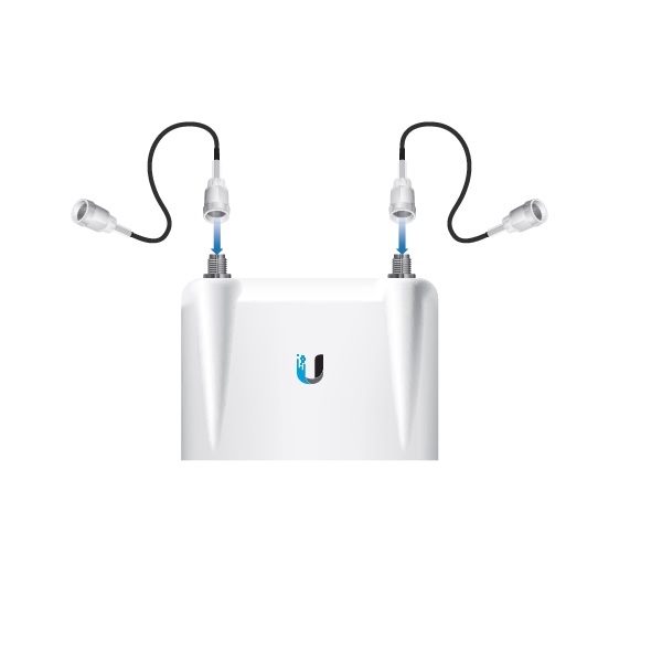 Ubiquiti Rocket 5AC Lite - AP 5GHz, airMAX AC, 2x RSMA, 1x Gbit RJ45, PoE 24V