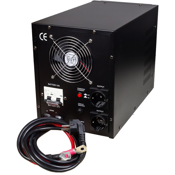 MHPower záložní zdroj MPU-1600-12, UPS, 1600W, čistý sinus, 12V