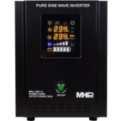 MHPower záložní zdroj MPU-1200-12, UPS, 1200W, čistý sinus, 12V