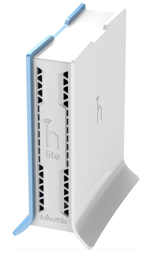 MikroTik RouterBOARD RB941-2nD-TC, hAP-Lite, 650Mhz CPU, 32MB RAM, 4xLAN, 2.4Ghz 802b/g/n, ROS L4, case, PSU