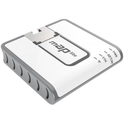 MikroTik RouterBOARD RBmAPL-2nD, mAP lite, ROS L4, 1xLAN, plast. krabice, napájecí adaptér