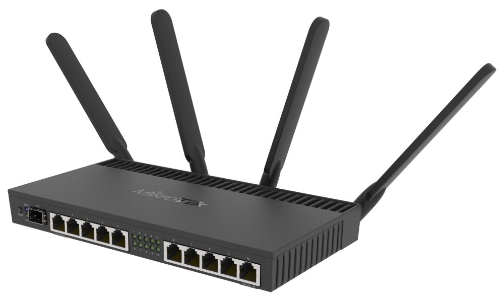 MikroTik RouterBOARD RB4011iGS+5HacQ2HnD, 4x 1,4 GHz, 10x Gigabit LAN, SFP+,  2,4, 5 GHz, 802.11ac, 4x4 MIMO L5