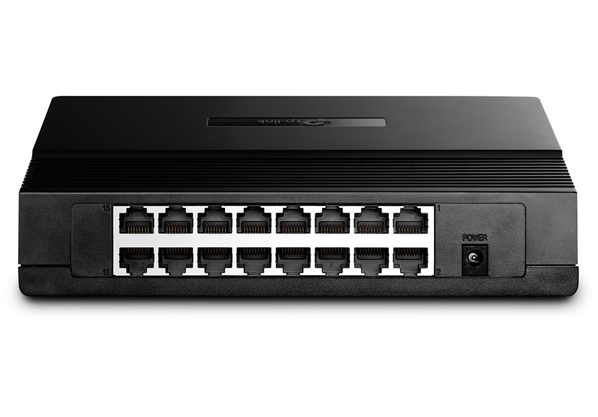 TP-Link TL-SF1016D/ switch 16x 10/100Mbps/ (úspora až 65%) - GREEN