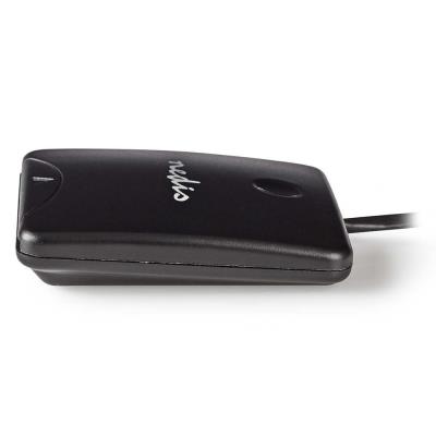 NEDIS čtečka čipových karet CRDRU2SM1BK/ Smart Card ID-1/ eObčanka/ standartní biometrické čipy/ USB 2.0/ černá