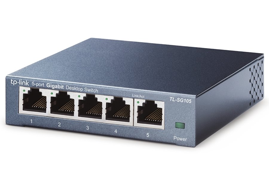 TP-Link TL-SG105 / switch 5x 10/100/1000Mbps/ kovový - GREEN
