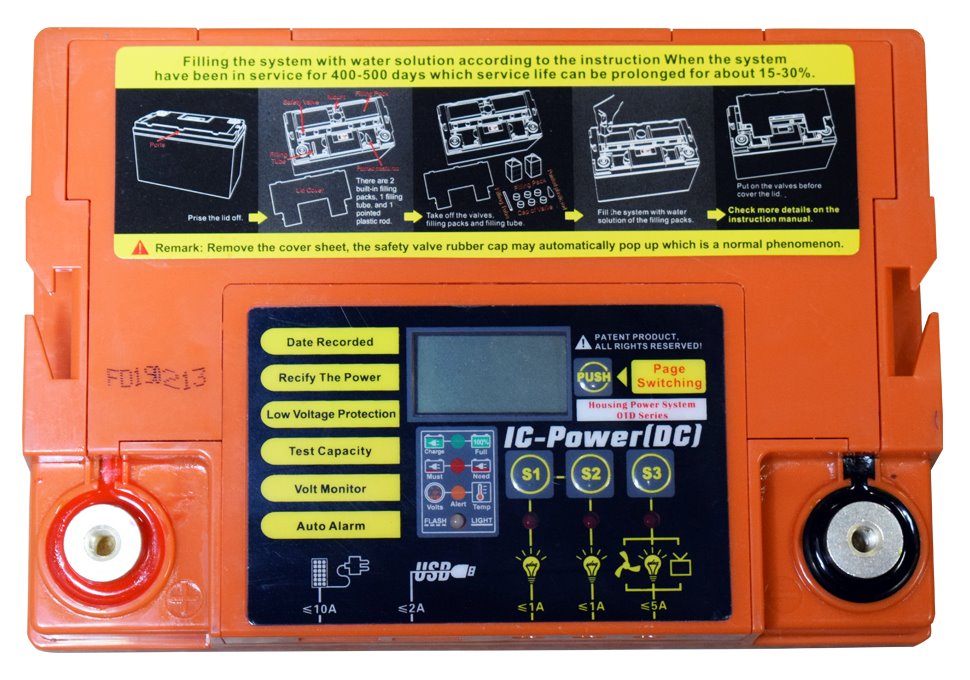 GOOWEI ENERGY DEEP CYCLE (GEL) baterie GOOWEI ENERGY OTD33, 33Ah, 12V