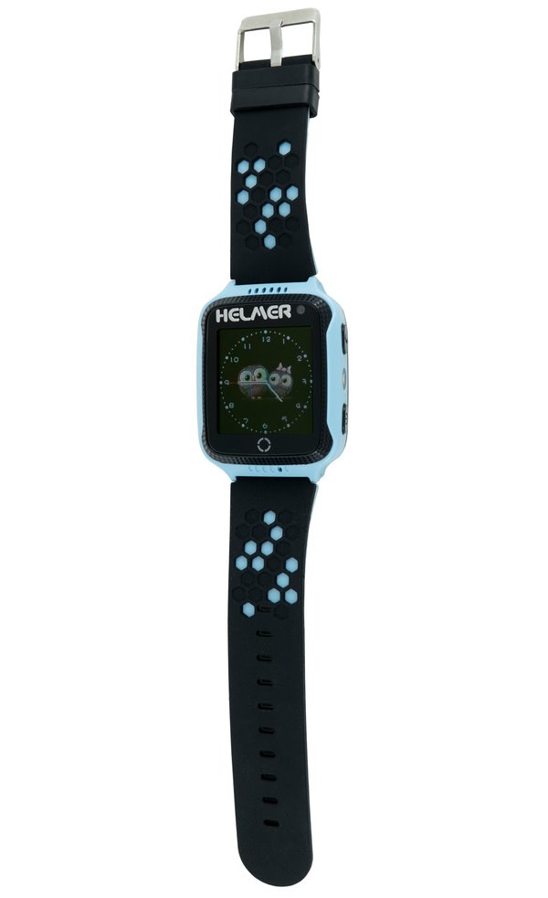 HELMER dětské hodinky LK 707 s GPS lokátorem/ dotykový display/ IP54/ micro SIM/ kompatibilní s Android a iOS/ modré