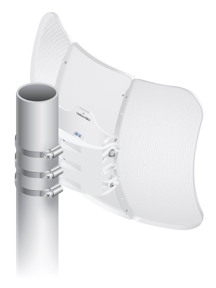 Ubiquiti LiteBeam 5AC Long Range - AP/client 5GHz, anténa 26dBi MIMO2x2, airMAX AC, 1x Gbit RJ45, PoE 24V