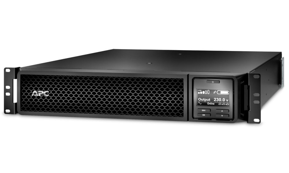 APC Smart-UPS SRT 1000VA (1000W)/ 2U/ RACK MOUNT/ ONLINE/ 230V/ LCD/ with Network Card (AP9631)