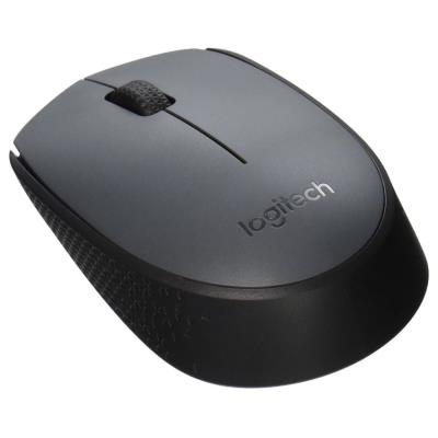 Logitech myš M170/ Bezdrátová/ Optická/ 1000dpi/ USB přijímač/ Sivá