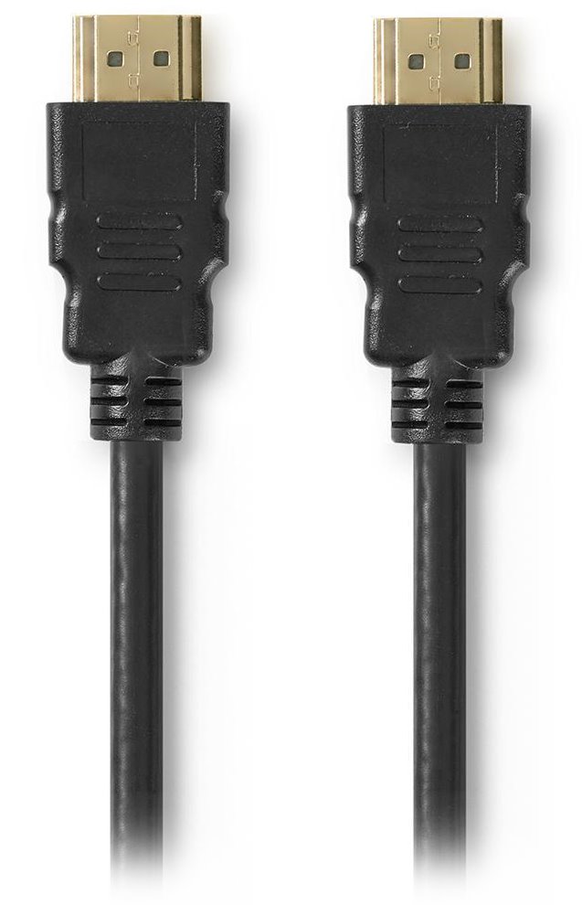 NEDIS Premium High Speed HDMI 2.0 kabel s ethernetem/ 4K@60Hz/ zlacené konektory HDMI-HDMI/ černý/ 1m